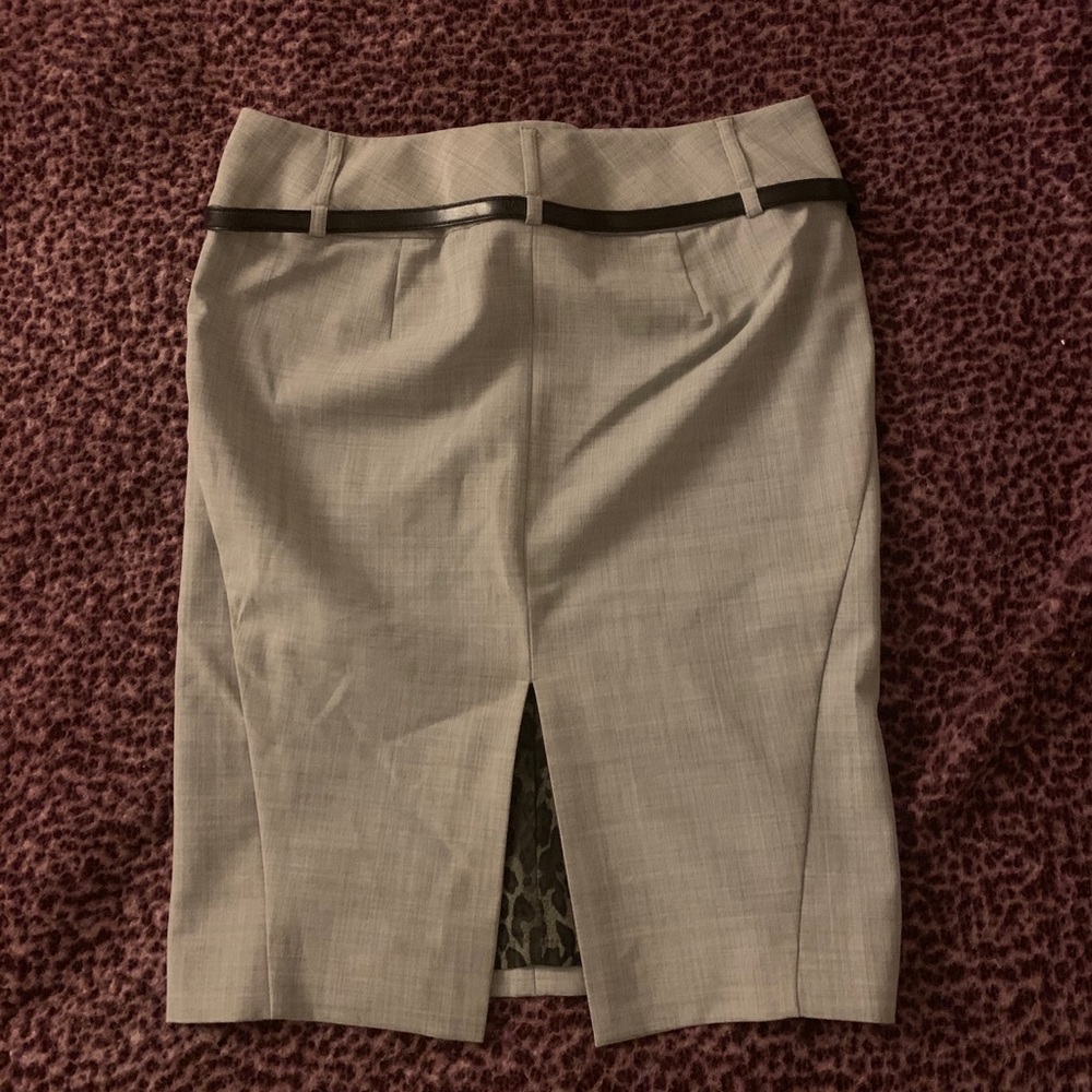 Express studio Light gray pencil skirt